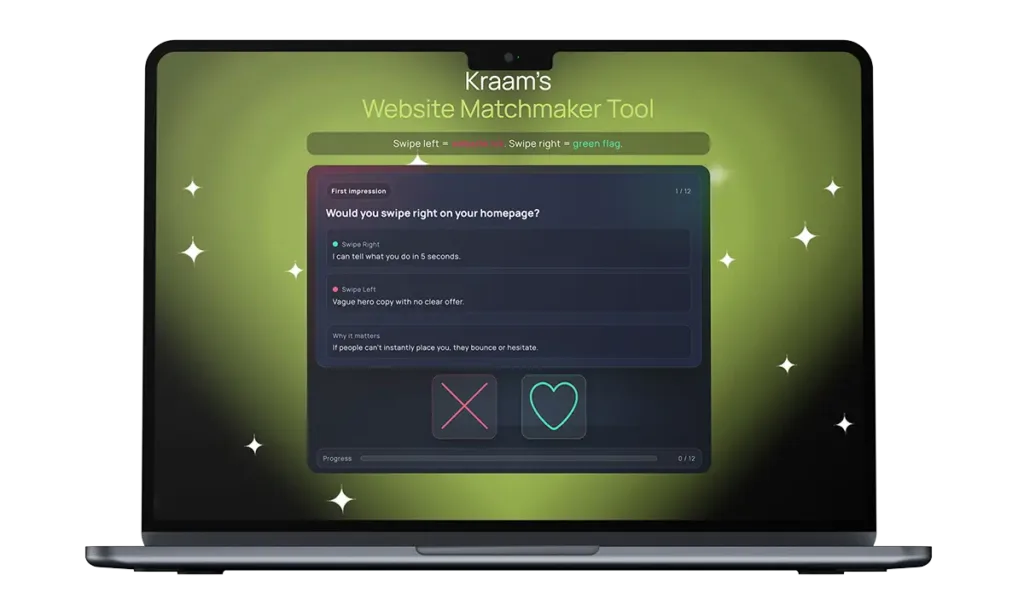 Kraam's Website Matchmaker Tool